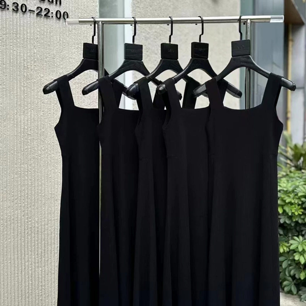 Custom Black Solid Wood Hangers with Ash Wood Grain Texture and Clips