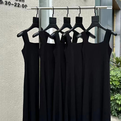 Custom Black Solid Wood Hangers with Ash Wood Grain Texture and Clips