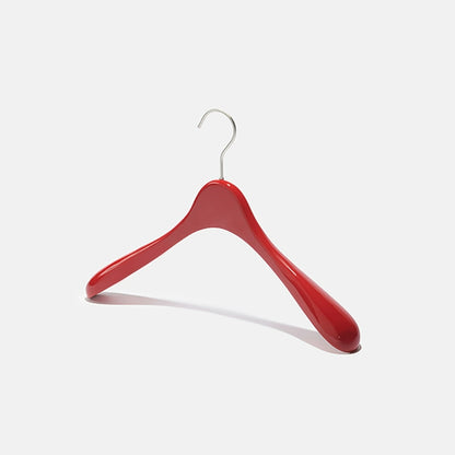 Women's Boutique Red Wooden Hangers - Wide Shoulder for Dresses Coats & Tops