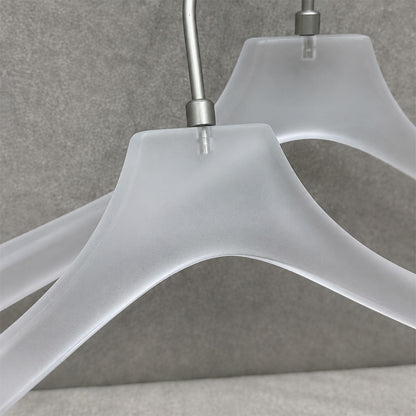 Wholesale Frosted Clear Acrylic Hangers with Custom Logo