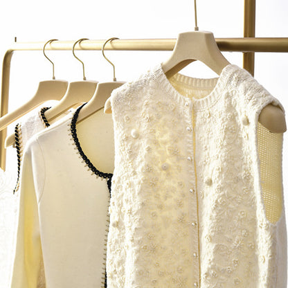 Luxury Beige Velvet Hangers | Non-Slip with Clips for Wedding Dresses & Coats