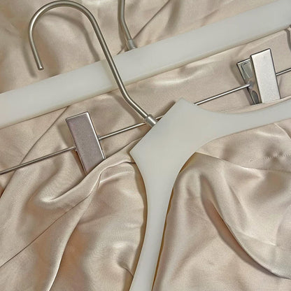 Wholesale Jade-Effect Acrylic Clothes & Pants Hangers with Custom Logo