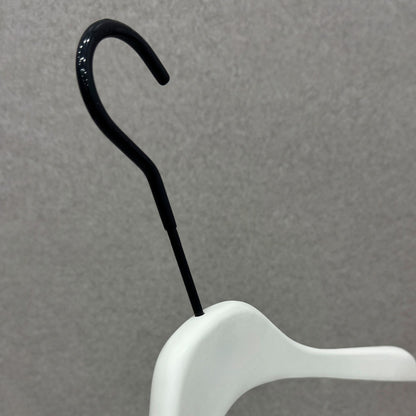 Cream White Wooden Hangers for Women & Adjustable Pants Hangers