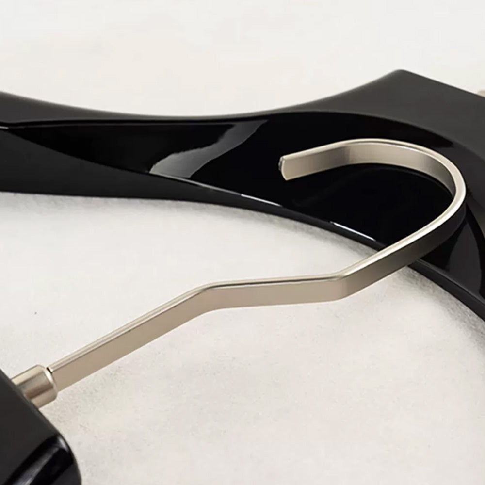 Wholesale Black Acrylic Clothes & Pants Hangers with Custom Logo