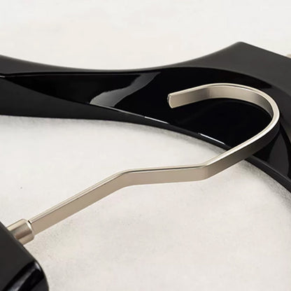 Wholesale Black Acrylic Clothes & Pants Hangers with Custom Logo