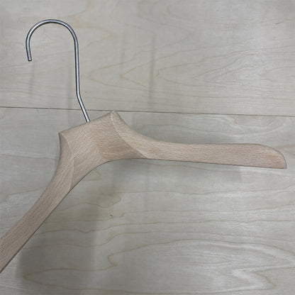 Natural Beech Wood Suit Hangers & Adjustable Clip Pants Hangers | Custom Logo