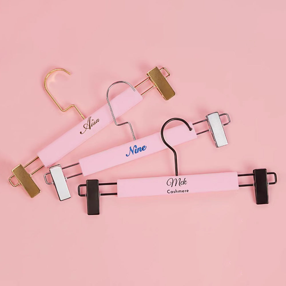 Premium Pink Velvet Hangers - Non-Slip Rotating Clothes Hangers for Boutiques & Homes