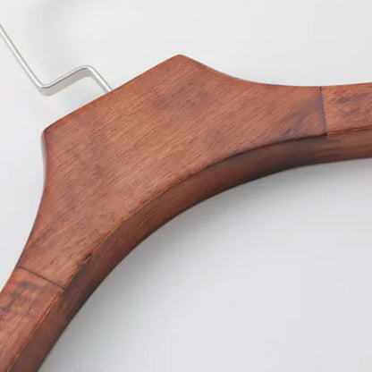 Wide Shoulder Wooden Hangers for Suits & Coats – Vintage Solid Wood