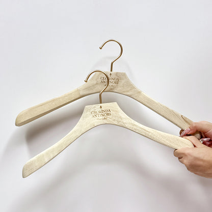 Natural Camphor Wood Clothes Hanger - Premium Moth-Proof Suit Rack | thegarmenthanger