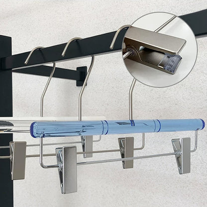 Crystal Acrylic Clothes Hangers & Pants Hangers – Non-Slip Boutique Display