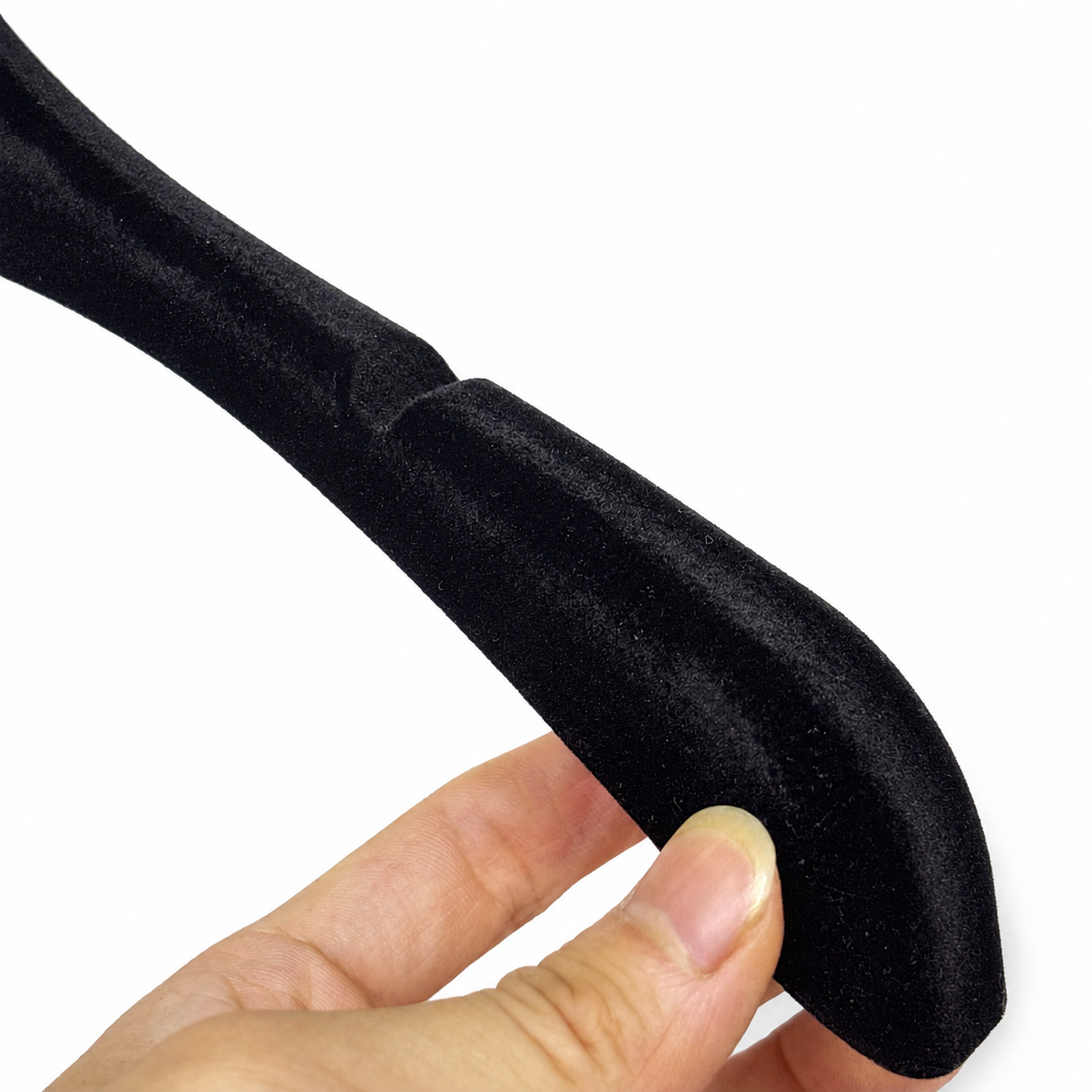 Camellia Velvet Non-Slip Hangers & Adjustable Pant Hangers for Boutique Clothing Display