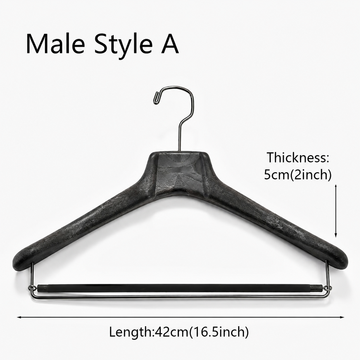 Heavy-Duty Resin Clothes Hangers | Suit & Pants Hangers for Men & Women