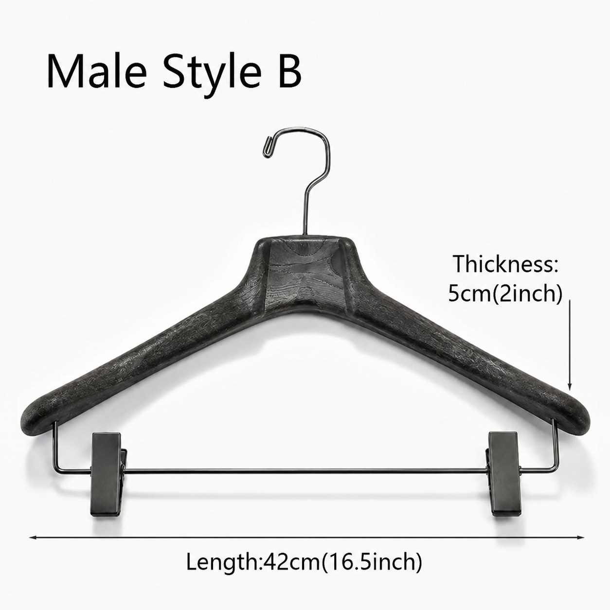 Heavy-Duty Resin Clothes Hangers | Suit & Pants Hangers for Men & Women