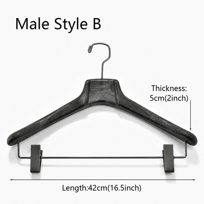 Heavy-Duty Resin Clothes Hangers | Suit & Pants Hangers for Men & Women