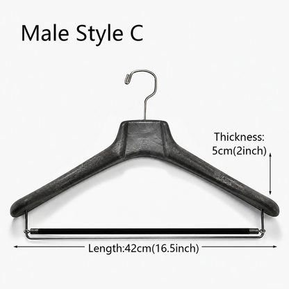 Heavy-Duty Resin Clothes Hangers | Suit & Pants Hangers for Men & Women
