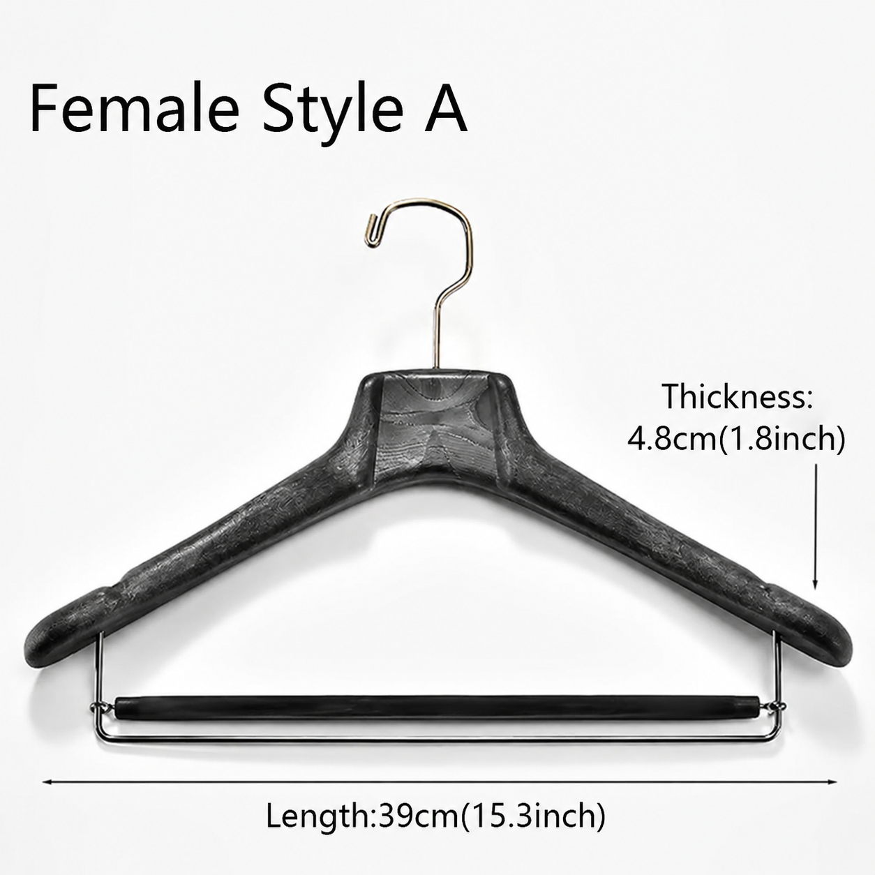 Heavy-Duty Resin Clothes Hangers | Suit & Pants Hangers for Men & Women