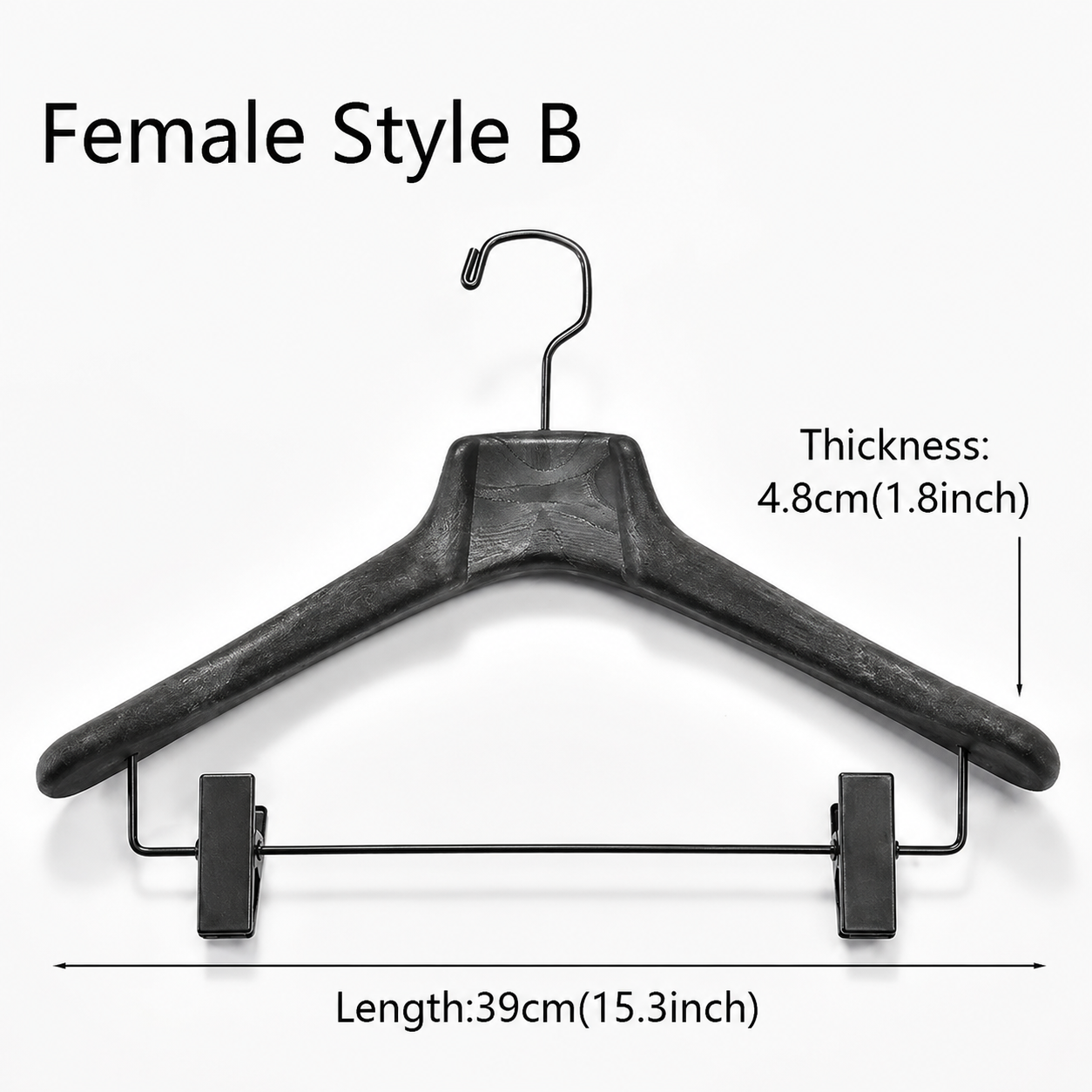 Heavy-Duty Resin Clothes Hangers | Suit & Pants Hangers for Men & Women