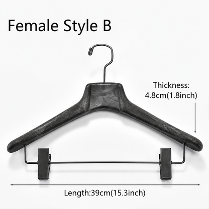 Heavy-Duty Resin Clothes Hangers | Suit & Pants Hangers for Men & Women