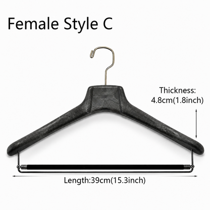 Heavy-Duty Resin Clothes Hangers | Suit & Pants Hangers for Men & Women