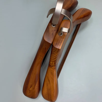 Premium Lotus Wood Hangers - Wide Shoulders, Non-Slip, Custom Logo, Men & Women’s Suits