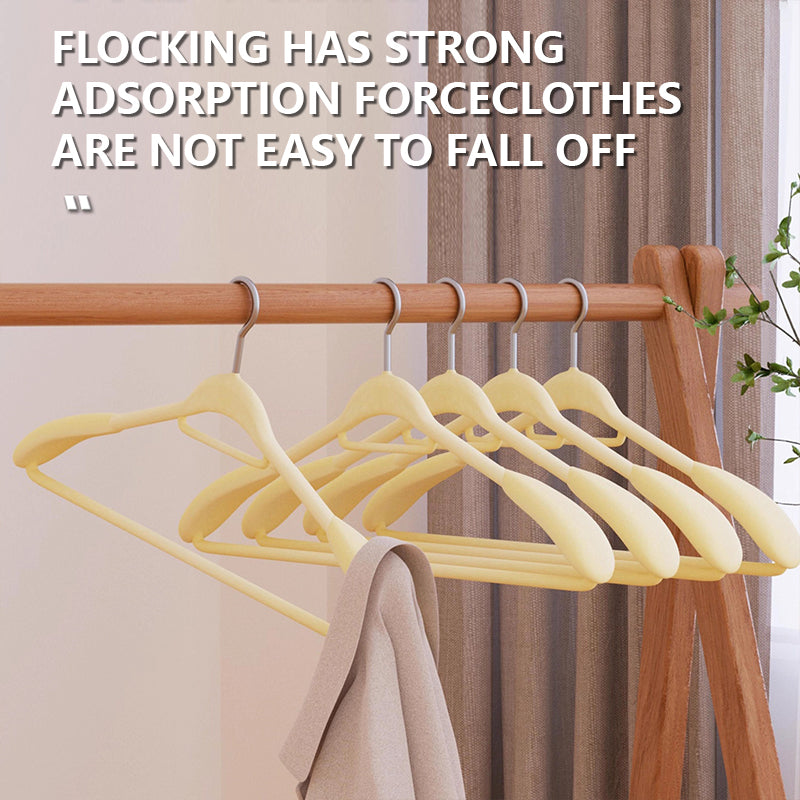 Premium Wide Shoulder Velvet Hangers - Non-Slip Heavy Duty Suit & Coat Rack