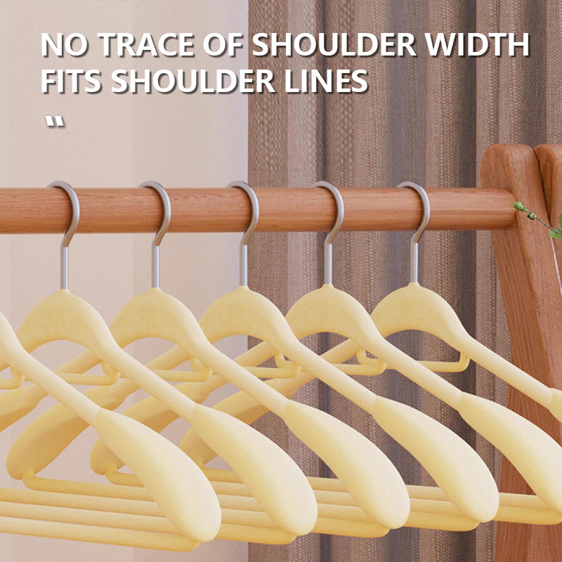 Premium Wide Shoulder Velvet Hangers - Non-Slip Heavy Duty Suit & Coat Rack