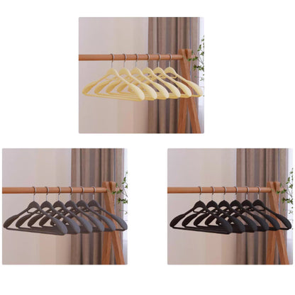 Premium Wide Shoulder Velvet Hangers - Non-Slip Heavy Duty Suit & Coat Rack