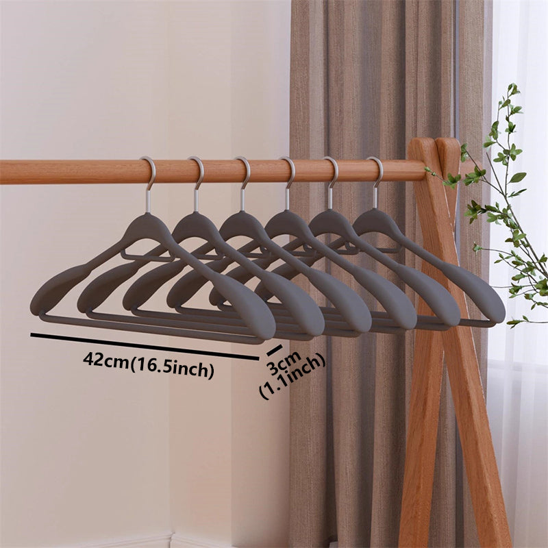 Premium Wide Shoulder Velvet Hangers - Non-Slip Heavy Duty Suit & Coat Rack