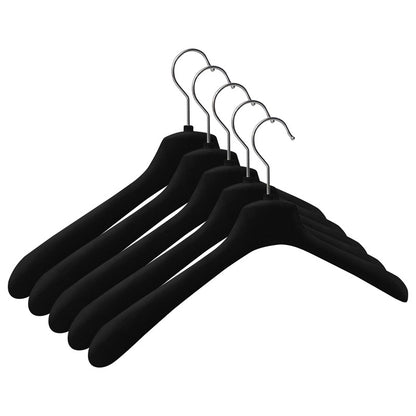 Premium Wide Shoulder Velvet Hangers for Suits Coats Down Jackets Non-Slip Boutique