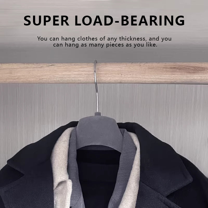Premium Wide Shoulder Velvet Hangers for Suits Coats Down Jackets Non-Slip Boutique