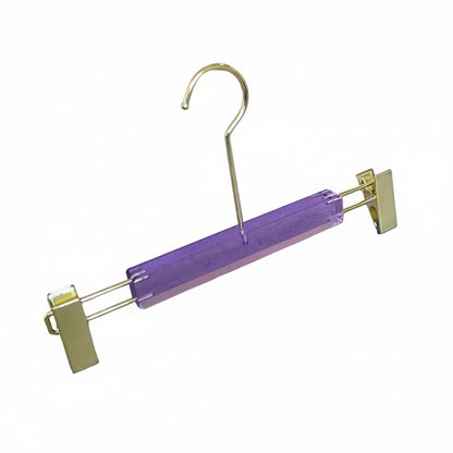 Purple Acrylic Clothes Hanger - Premium Long Hook for Dresses, Skirts & Pants Display