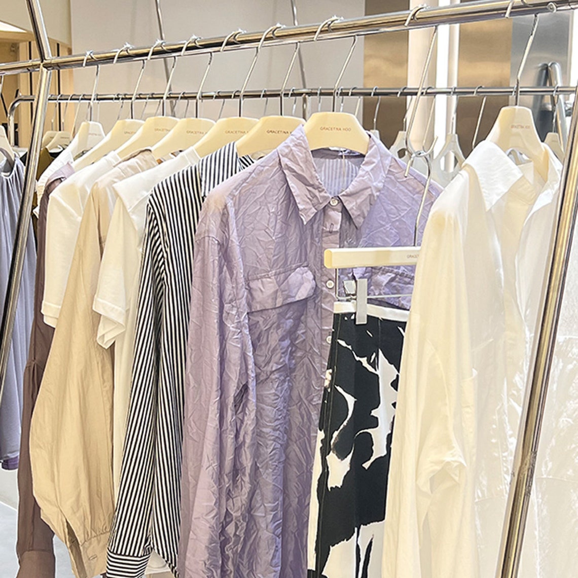 Solid Wood Clothes Hangers with Clips – White Wood Hangers for Suit, Coat & Dress