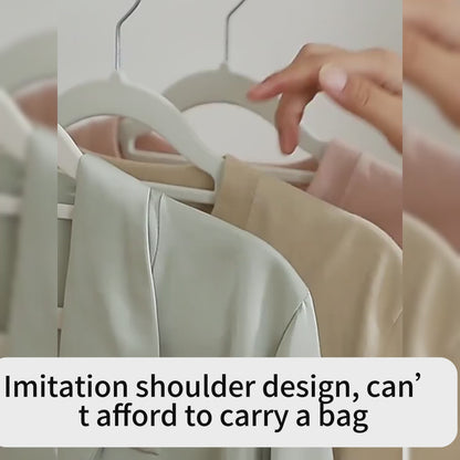 Wide Shoulder Velvet Hangers Non-Slip Heavy Duty Flocked Coat Hangers Space Saving-4